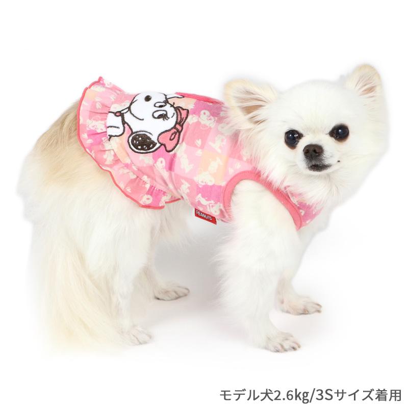 SNOOPY（スヌーピー） 犬 服 秋 ベル ポップ タンクトップ 小型犬