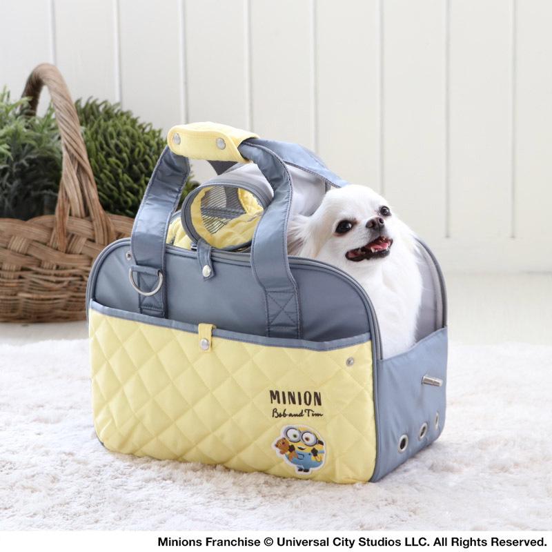犬 ペット キャリー バッグ 猫 おしゃれ 超小型犬 ショルダー ブランド ペットキャリー ミニオン キルティング 月間送料無料 ペットパラダイス 通販 Paypayモール