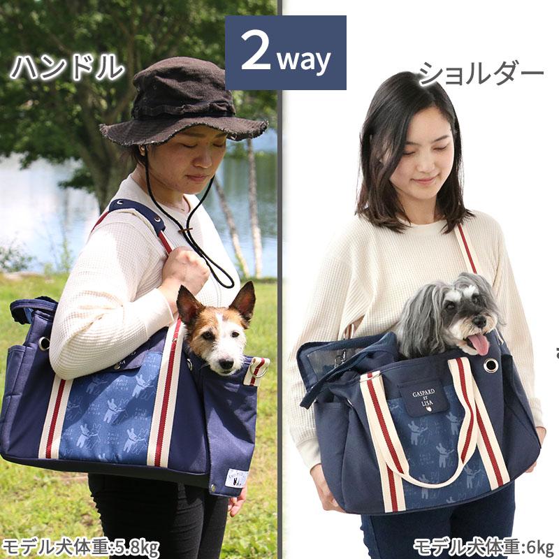 PET PARADISE 犬 キャリーバッグ リサとガスパール であい柄 〔 小型犬