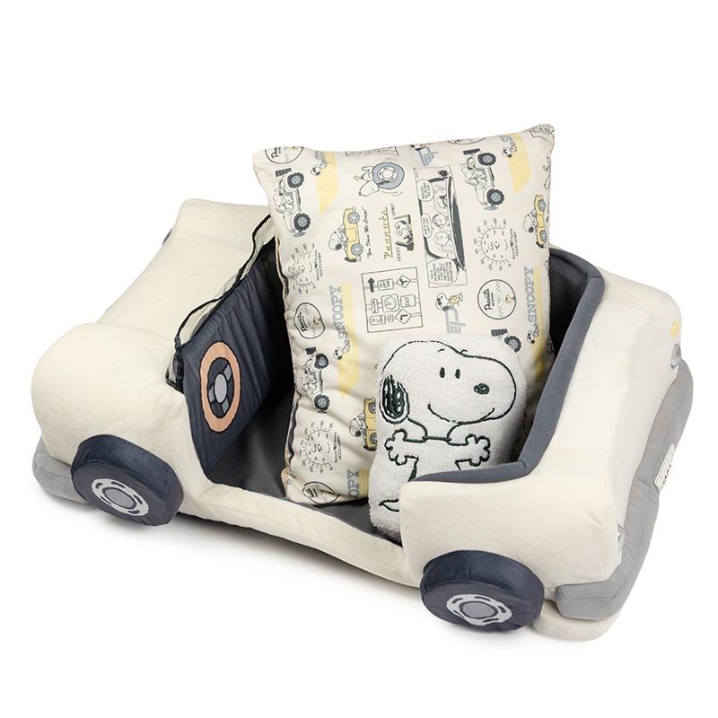 SNOOPY（スヌーピー） 犬 ベッド 冬用 マイカーカドラー （68×41cm