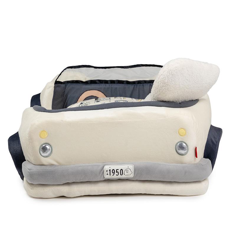 SNOOPY（スヌーピー） 犬 ベッド 冬用 マイカーカドラー （88×60cm