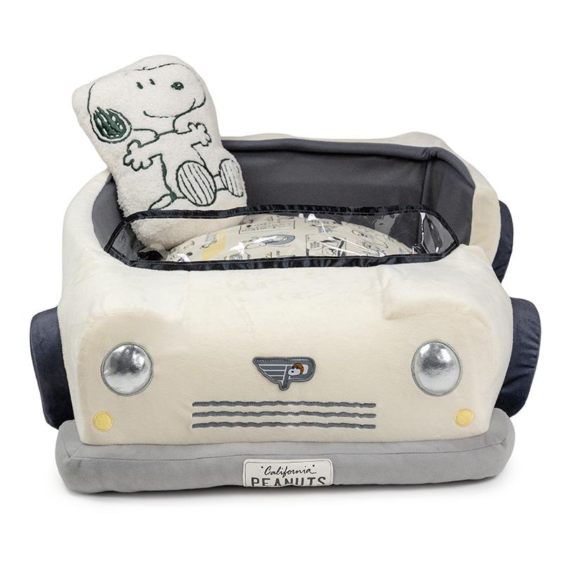SNOOPY（スヌーピー） 犬 ベッド 冬用 マイカーカドラー （88×60cm