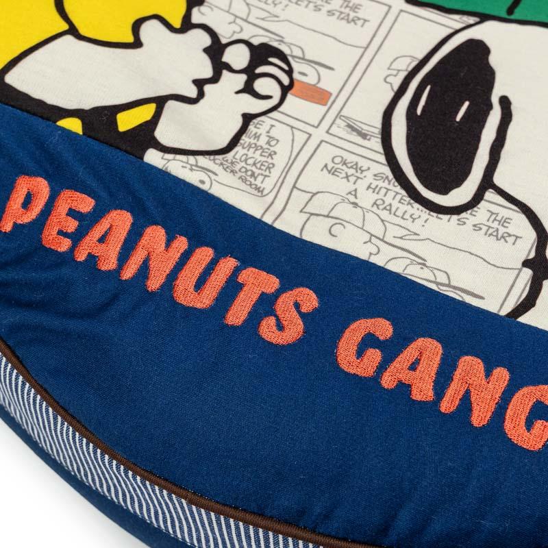 SNOOPY（スヌーピー） 犬 ベッド ワッペンクッション （60cm