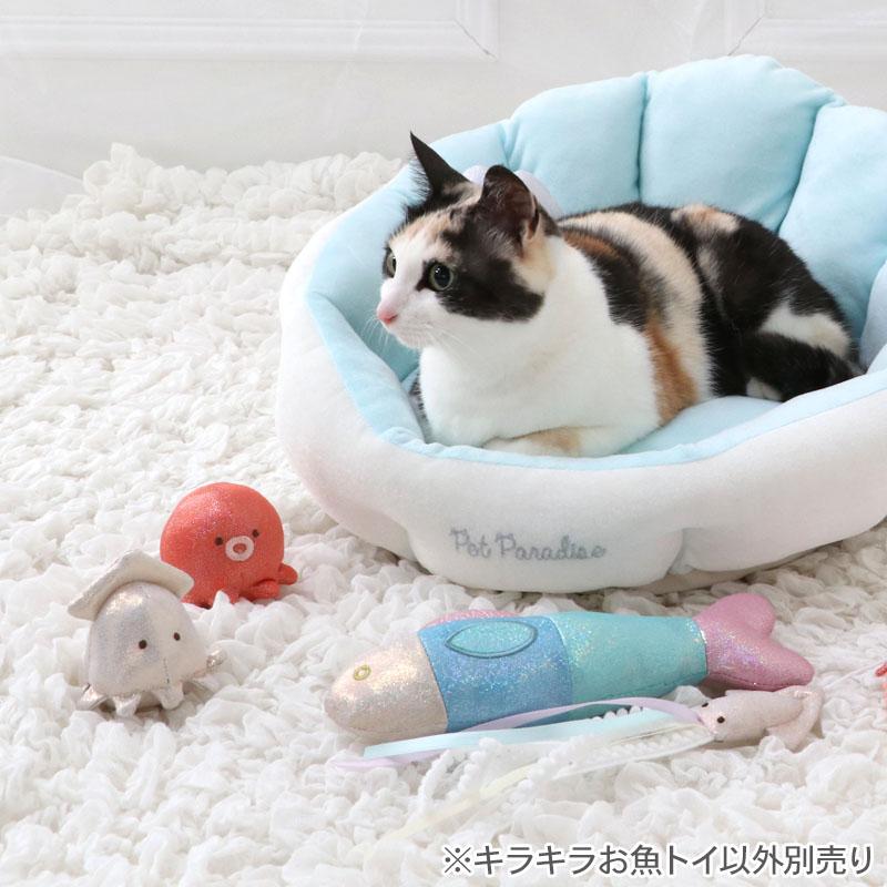 キラキラ猫ちゃん　お魚　猫　5個セット PET PARADISE（ペットパラダイス） 猫 おもちゃ キラキラ お魚 トイ 音