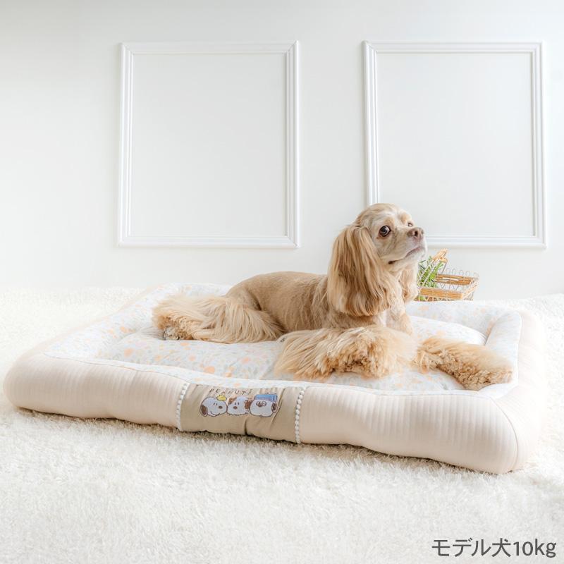 SNOOPY（スヌーピー） 犬 ベッド のほほんカドラー （100×70cm