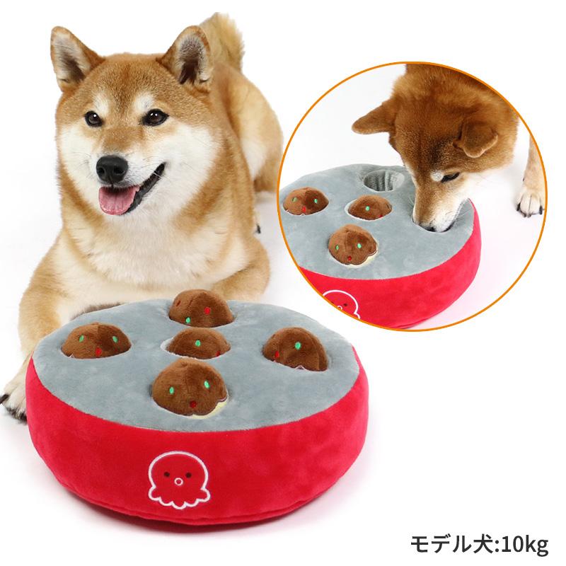 犬 おもちゃ ぬいぐるみ 丈夫 知育 知育玩具 ノーズワーク フード オモチャ 玩具 トイ | 知育 ノーズワーク おもちゃ たこやき 苺 ケーキ｜pet-para｜15