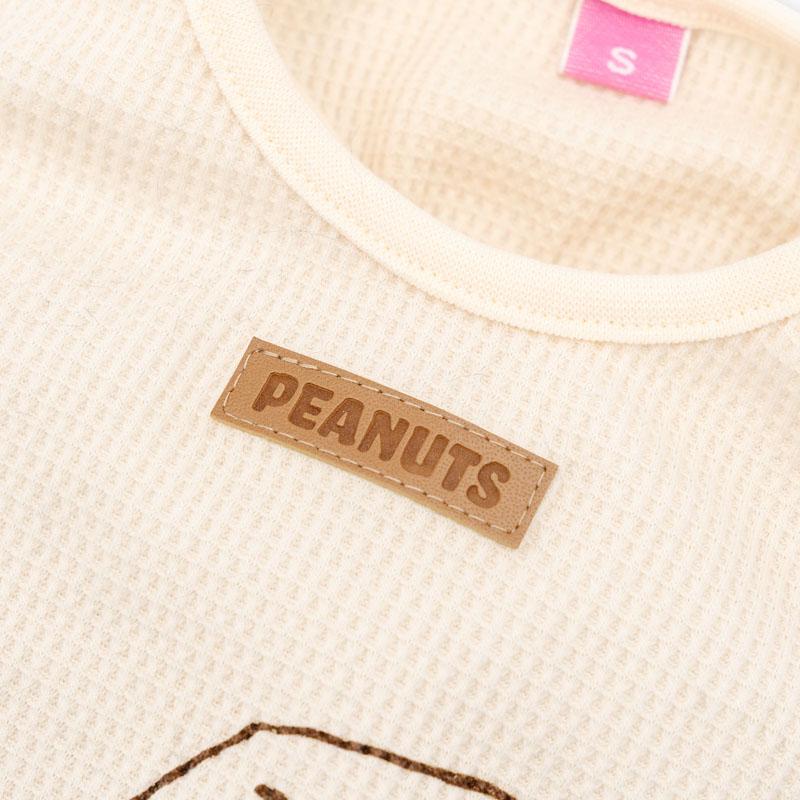 SNOOPY（スヌーピー） 犬 服 春 ワッペン パンツつなぎ 中型犬 SM | 袖