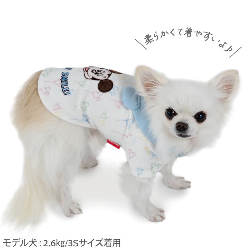 Disney（ディズニー） ミッキーマウス 犬 服 春 風船柄 サーモキープ T
