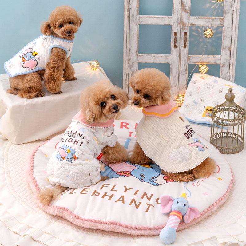 Disney（ディズニー） ダンボ 犬 服 春 ロンパース 襟付き 小型犬 | 春