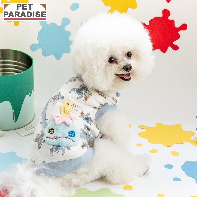 Disney（ディズニー） スティッチ スクランプ 犬 服 秋 トレーナー