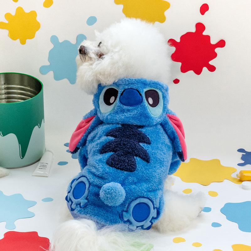 Disney（ディズニー） スティッチ 犬 服 秋 なりきり パーカー 小型犬