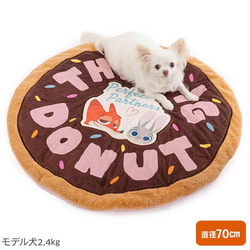 Disney（ディズニー） ズートピア 犬 ドーナツ マット 冬用 (75cm