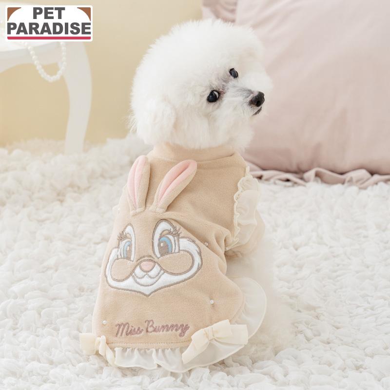 Disney（ディズニー） バンビ 犬 服 春 ミスバニー ベロア Tシャツ