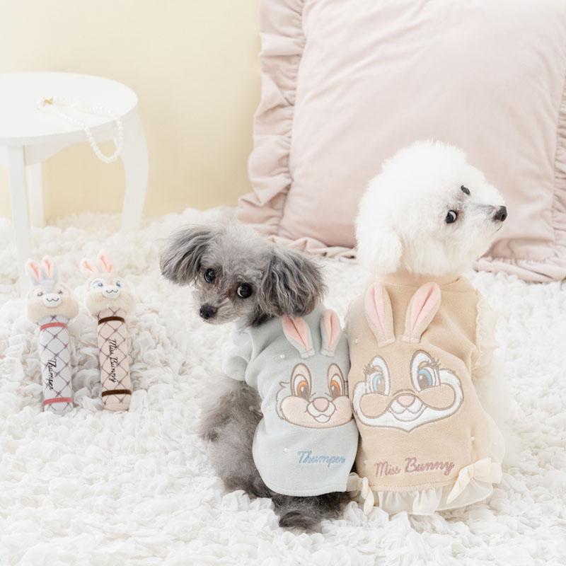 Disney（ディズニー） バンビ 犬 服 春 ミスバニー ベロア Tシャツ