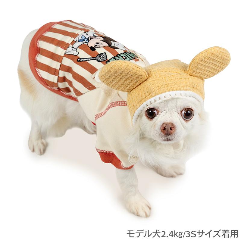 Disney（ディズニー） ミッキーマウス 犬 服 春 エプロン風 パーカー