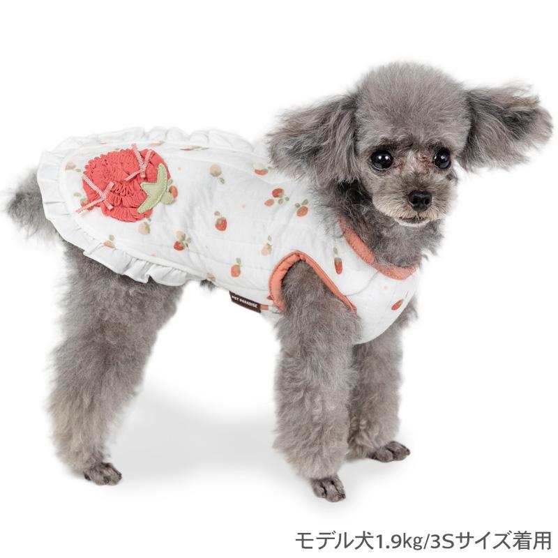 PET PARADISE（ペットパラダイス） 犬 服 冬 いちご柄 ふわりと