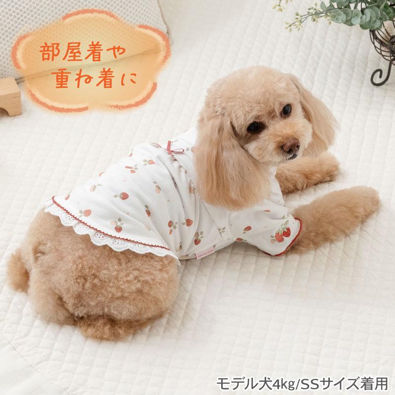 PET PARADISE（ペットパラダイス） 犬 服 冬 いちご柄 ペティヒート T