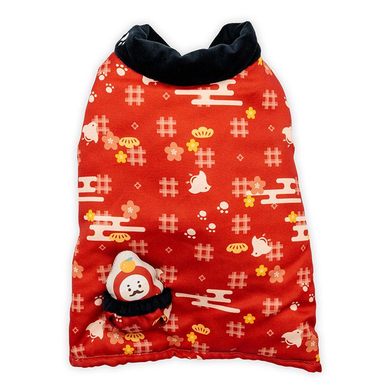 PET PARADISE（ペットパラダイス） 犬 服 冬 千鳥柄 半纏 小型犬 | 遠