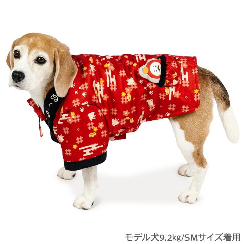 PET PARADISE（ペットパラダイス） 犬 服 冬 千鳥柄 半纏 中型犬 大型