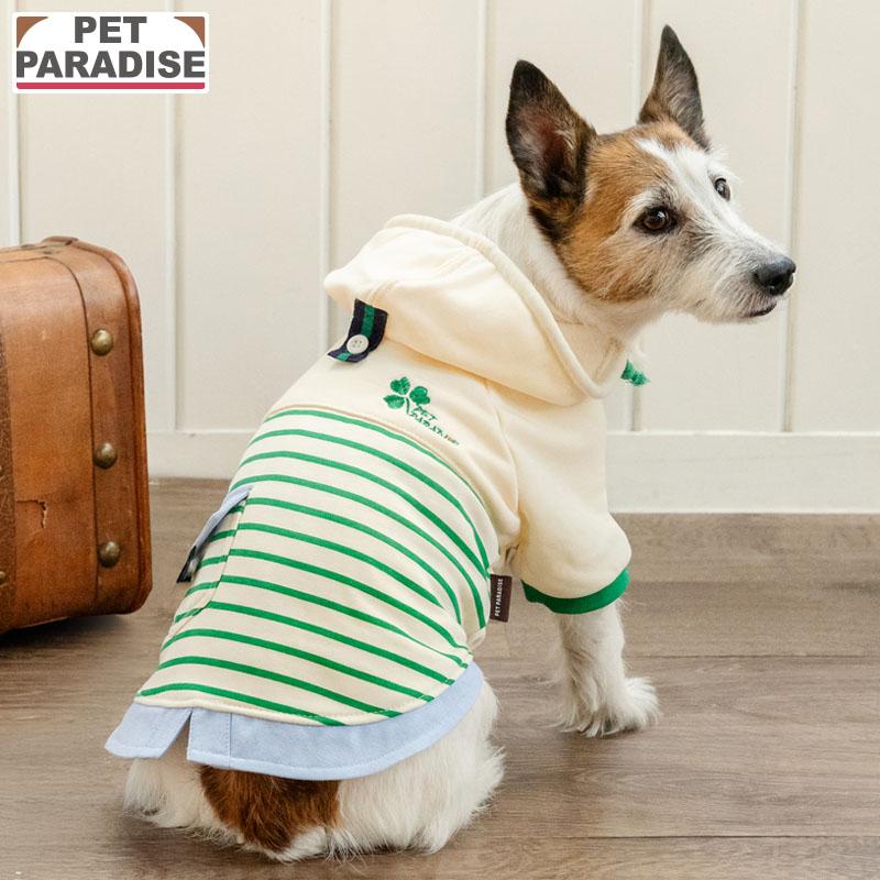 PET PARADISE（ペットパラダイス） 犬 服 春 重ね着風 パーカー 小型犬