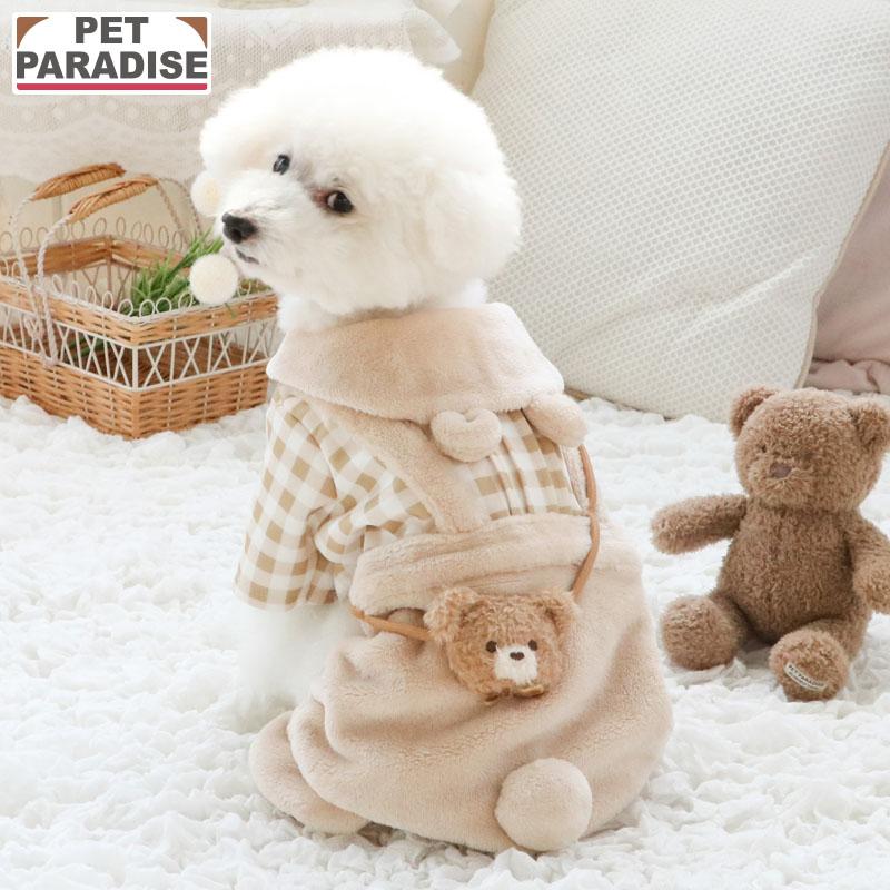 PET PARADISE（ペットパラダイス） 犬 服 春 チェック くま パンツ