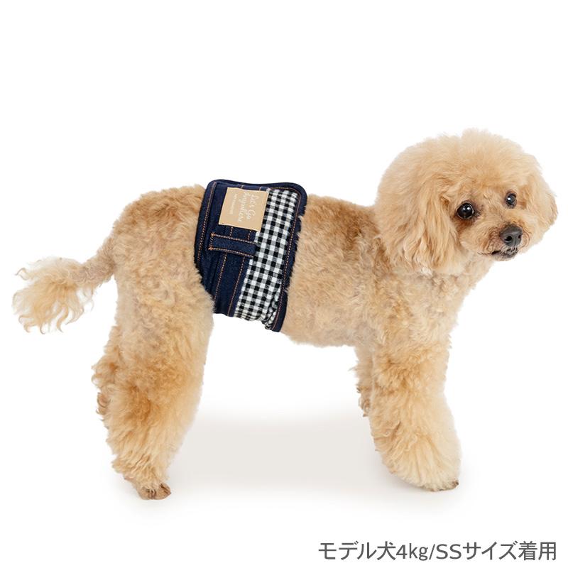 PET PARADISE（ペットパラダイス） 犬 服 秋 デニム風 マナーベルト