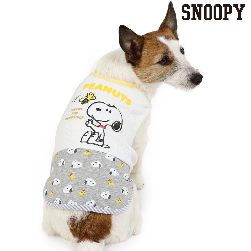 犬 服 スヌーピー ブランド おしゃれ 春 猫 小型犬 超小型犬 ペットウエア 顔 フェイス ドット タンクトップ メール便可 ペットパラダイス 通販 Paypayモール