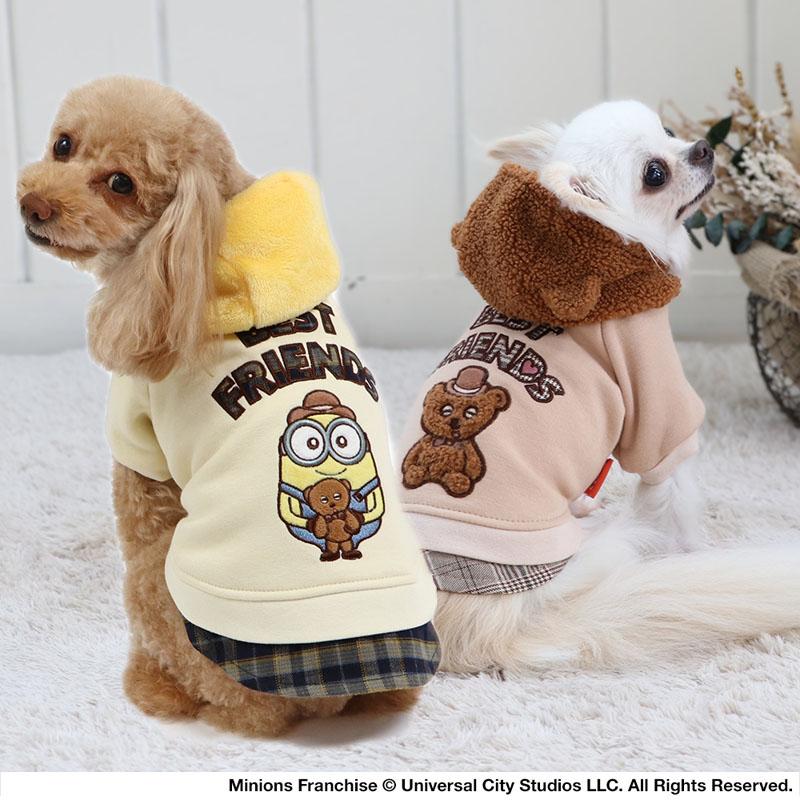 MINIONS（ミニオンズ） 犬服秋冬セールパーカーミニオン〔小型犬