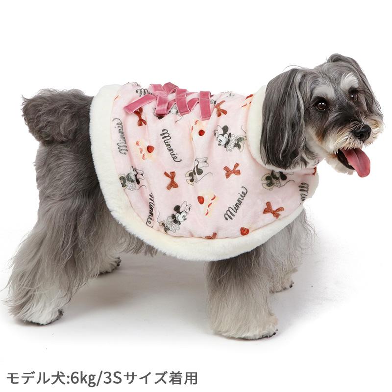 犬 服 冬 セール ポンチョ ディズニー ミニーマウス 〔小型犬〕 ケーキ