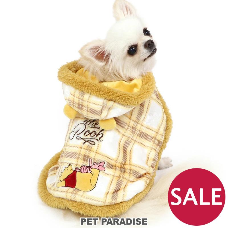 犬 服 冬 セール ポンチョ ディズニー くまのプーさん 〔小型犬