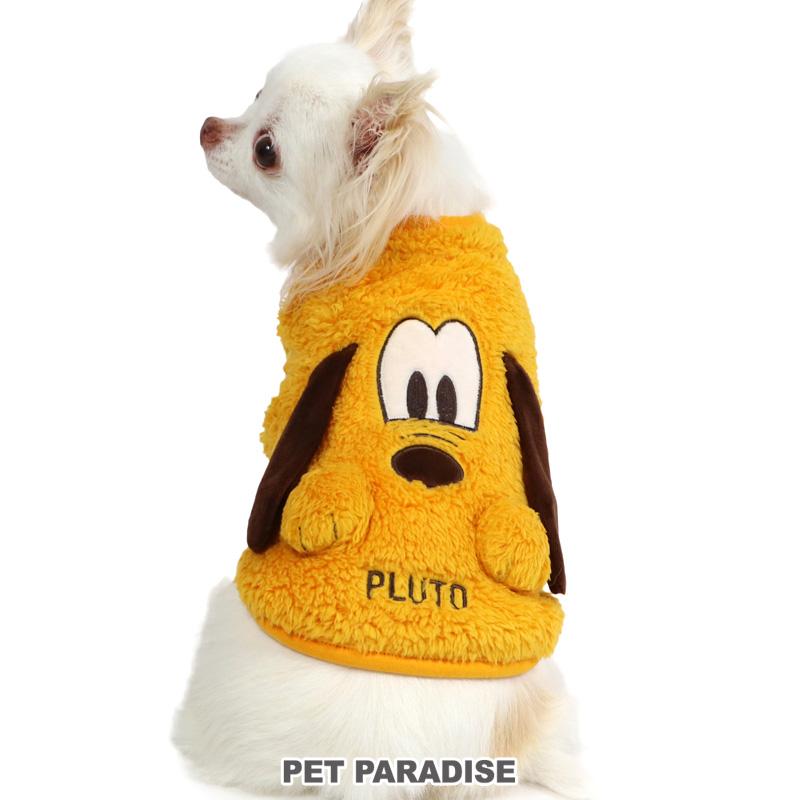 Disney ディズニー プルート 犬 服 秋 ベスト 小型犬 | ハーフジップ 