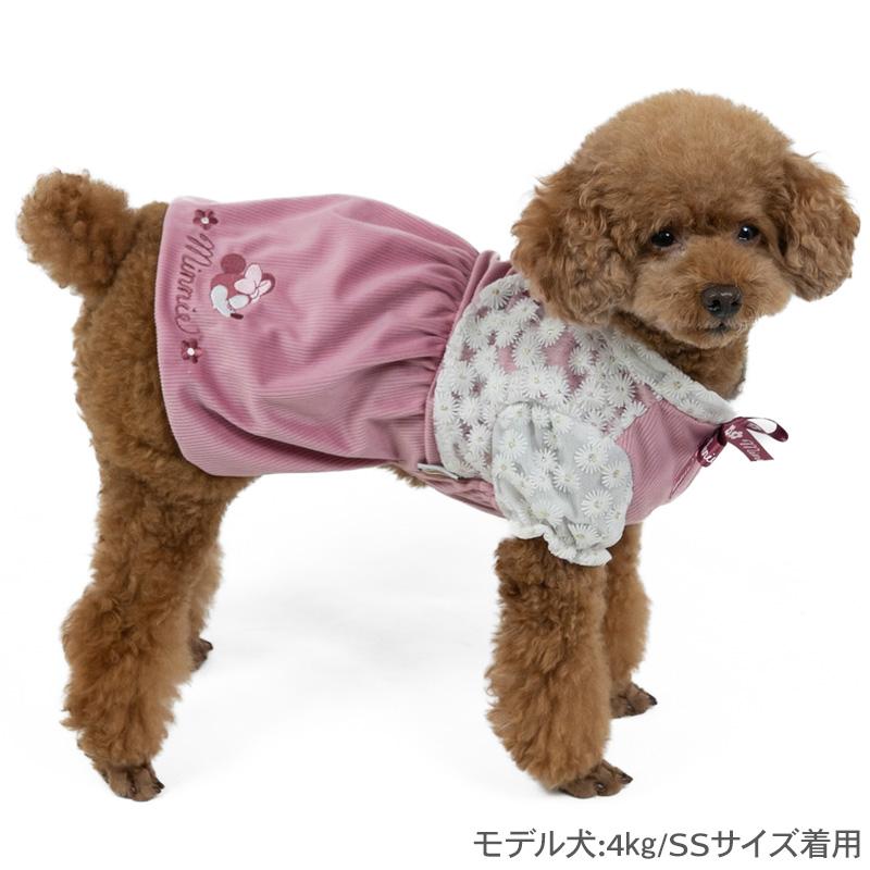 Disney（ディズニー） ミニーマウス 犬 服 秋冬 ワンピース ボレロ付き