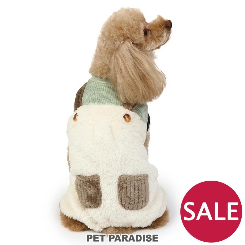 PET PARADISE 犬 服 冬 セール ニット パンツつなぎ 〔小型犬