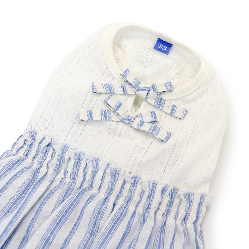 PET PARADISE 犬 服 春夏 ワンピース 小型犬 ストライプ | 猫