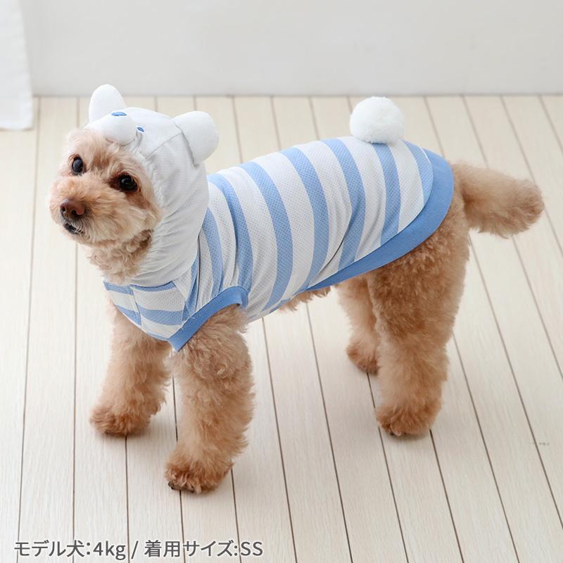 PET PARADISE 【BF限定】 犬 服 春夏 パーカー しろくま 小型犬