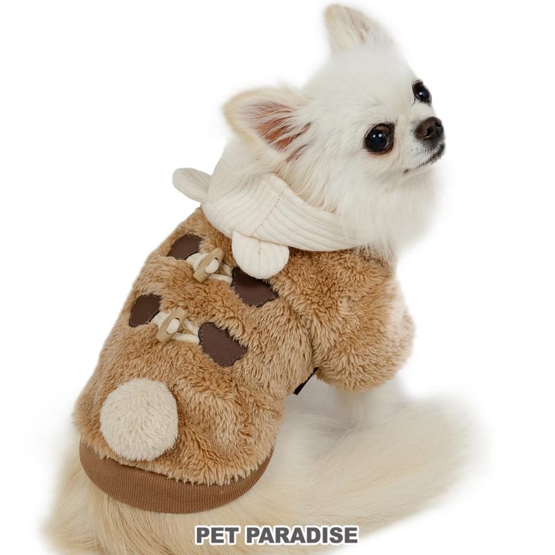 犬服ハンドメイド＊くま*くまベスト 犬服 ハンドメイド くまフード SSサイズ ミニ裏毛 【楽天1位】可愛い