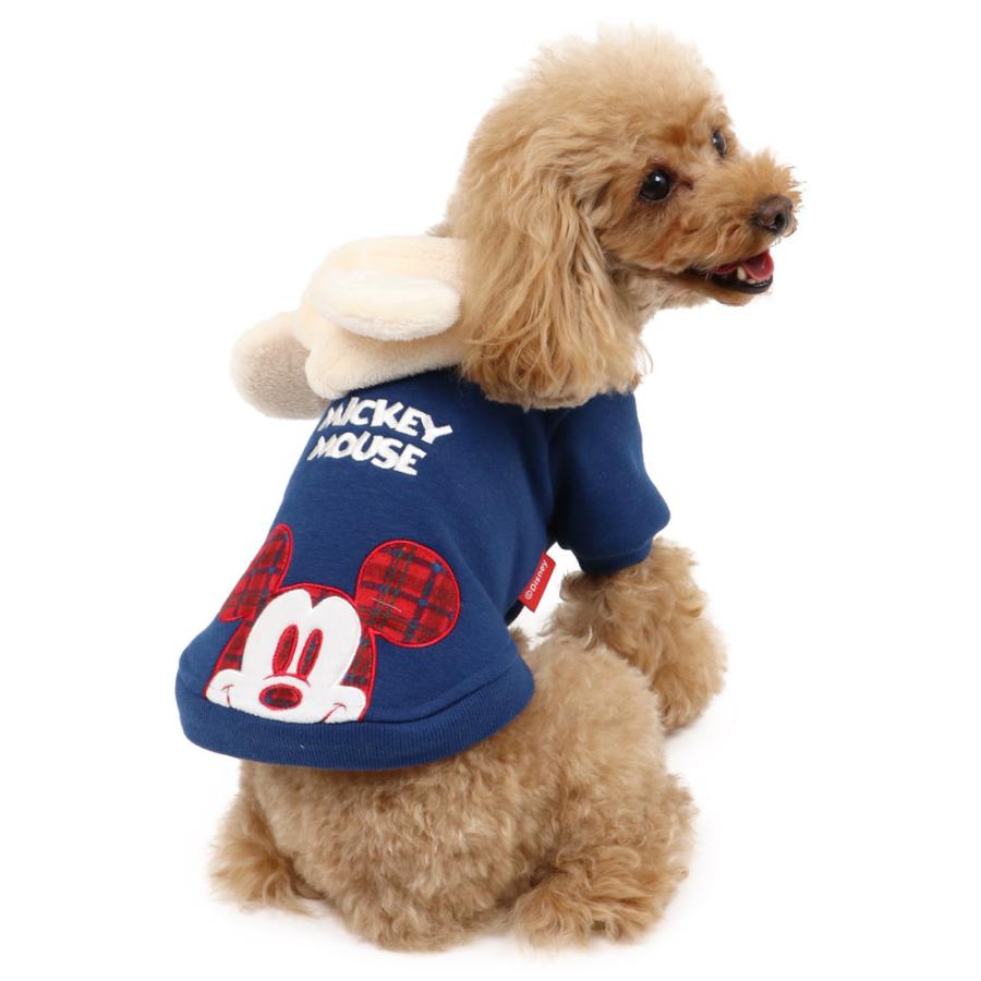 犬 服 コスプレ セール 着せやすい おしゃれ ブランド 猫 小型犬 ディズニー ミッキーマウス チェック耳付 パーカー メール便可 返品不可 ペットパラダイス 通販 Yahoo ショッピング