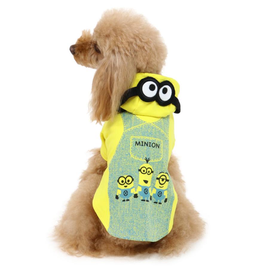 犬 服 ブランド セール おしゃれ 猫 小型犬 超小型犬 犬服 ペットウエア インスタ映え ミニオン ゴーグル付き パーカー 小型犬 メール便可 返品不可 ペットパラダイス 通販 Paypayモール