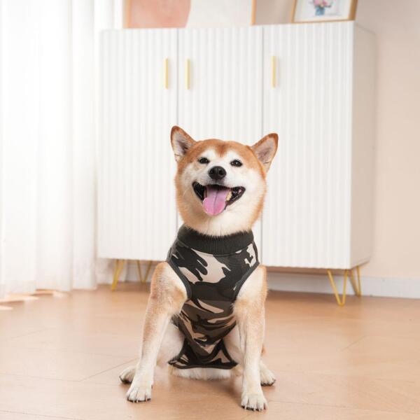 大型犬 術後服 迷彩 ボーダー XL XXL XXXL |  | 06