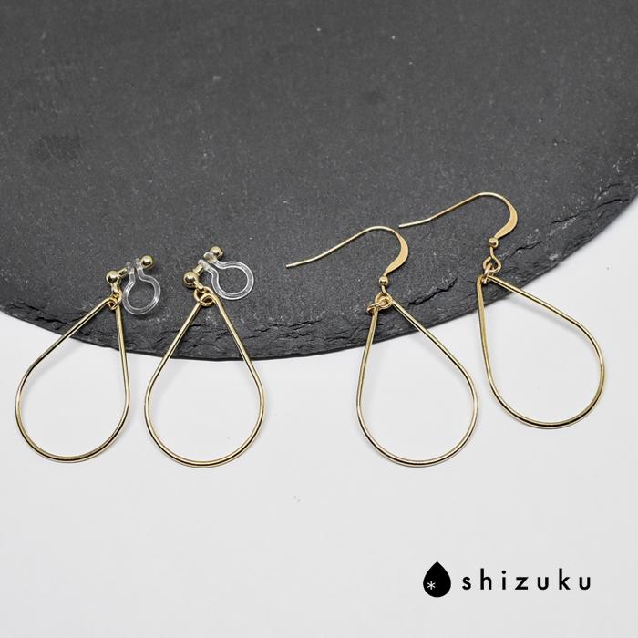 14kgfスーパーセブンピアス/イヤリング ノンホールピアス ピアス 金属アレルギー対応 14KGF イヤリング 揺れる