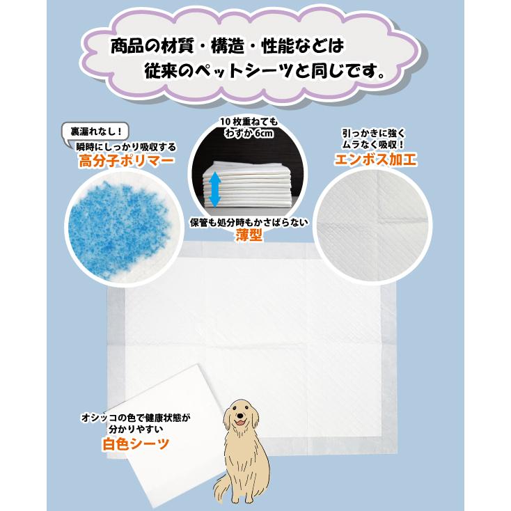 ペットシーツ スーパーワイド 200枚 薄型 トイレシート ペットシート 業務用 送料無料 まとめ買い 大容量 安い 多頭飼い 犬 猫｜pet-studio｜03