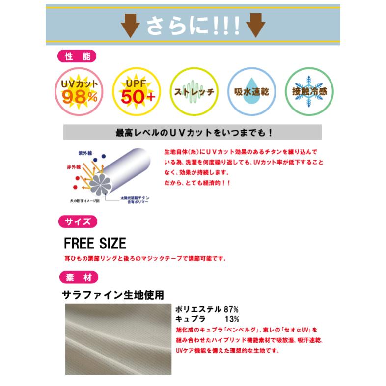 送料無料 ヤケーヌ】UVカットフェイスカバー2個 犬日和 ウォーク