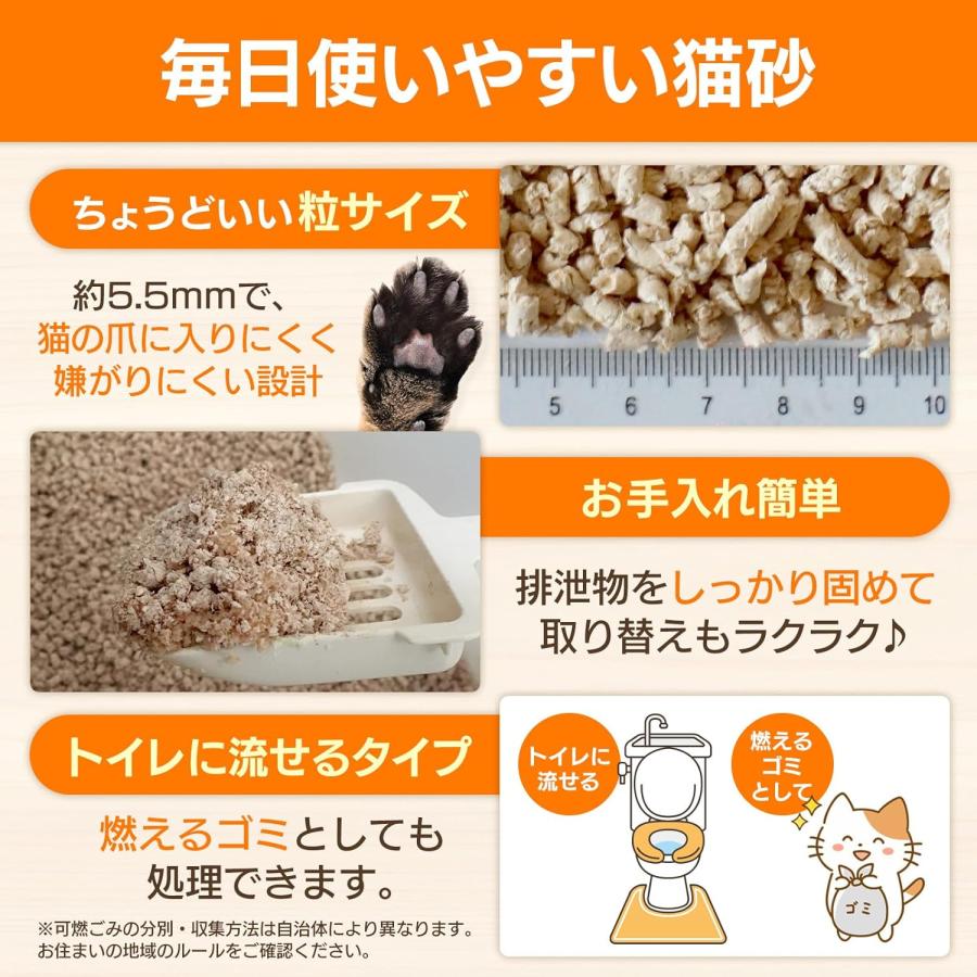 猫砂 ひのき猫砂(50L) 流せる ひのき 消臭 : ペットスタジオヤフー
