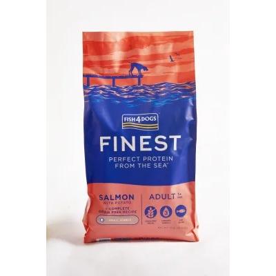フィッシュ4 フィッシュ4ドッグ ファイネストサーモン 小粒 12kg : ぺ