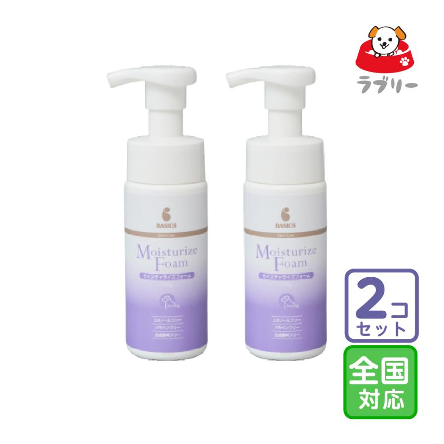 お届け先全国対応/2本セット「BASICS DermCare モイスチャライズ フォーム 150g」三ビグ【2867】 | 