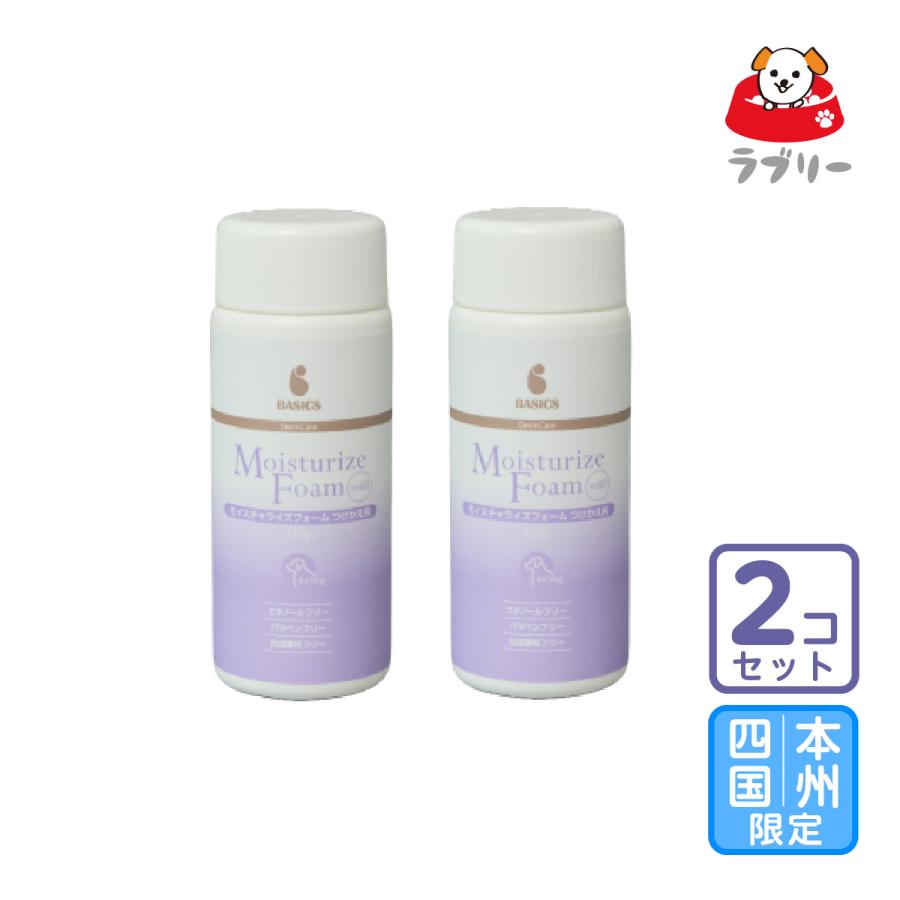 お届け先本州・四国限定/2本セット「BASICS DermCare モイスチャライズ フォーム 150g つけかえ用」三ビグ【2874】 | 
