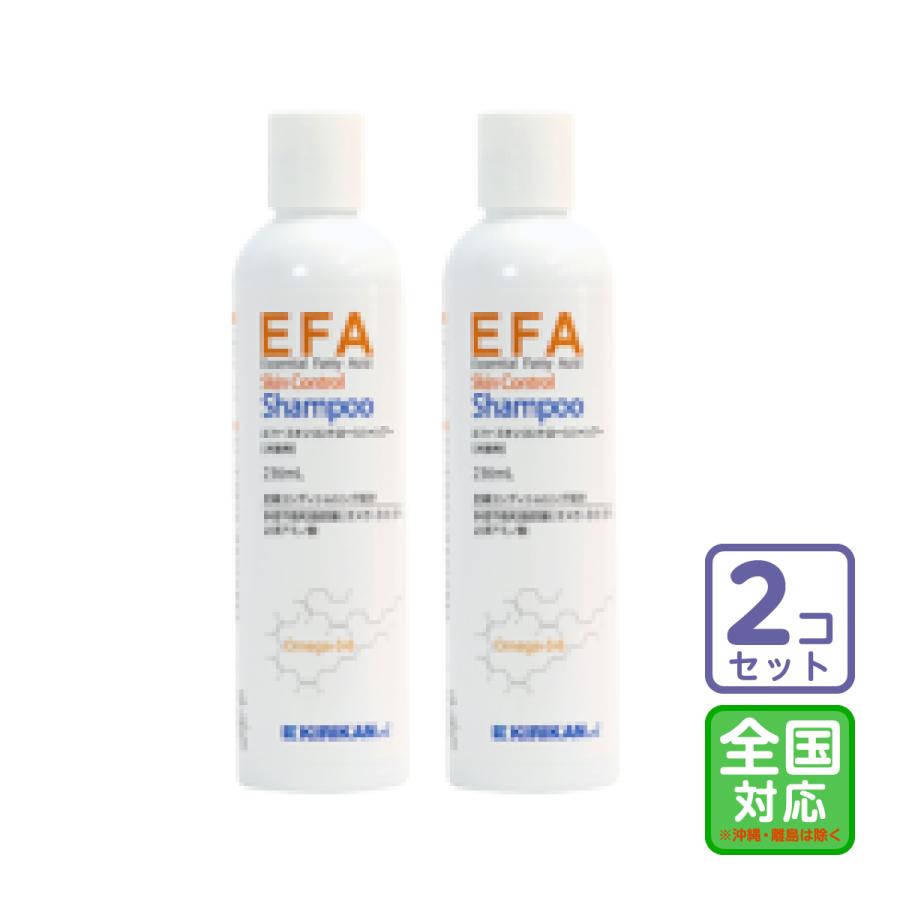 お届け先全国対応/2本セット「EFAスキンコントロールシャンプー 犬猫用 236ml」三ビ【0306】 | 