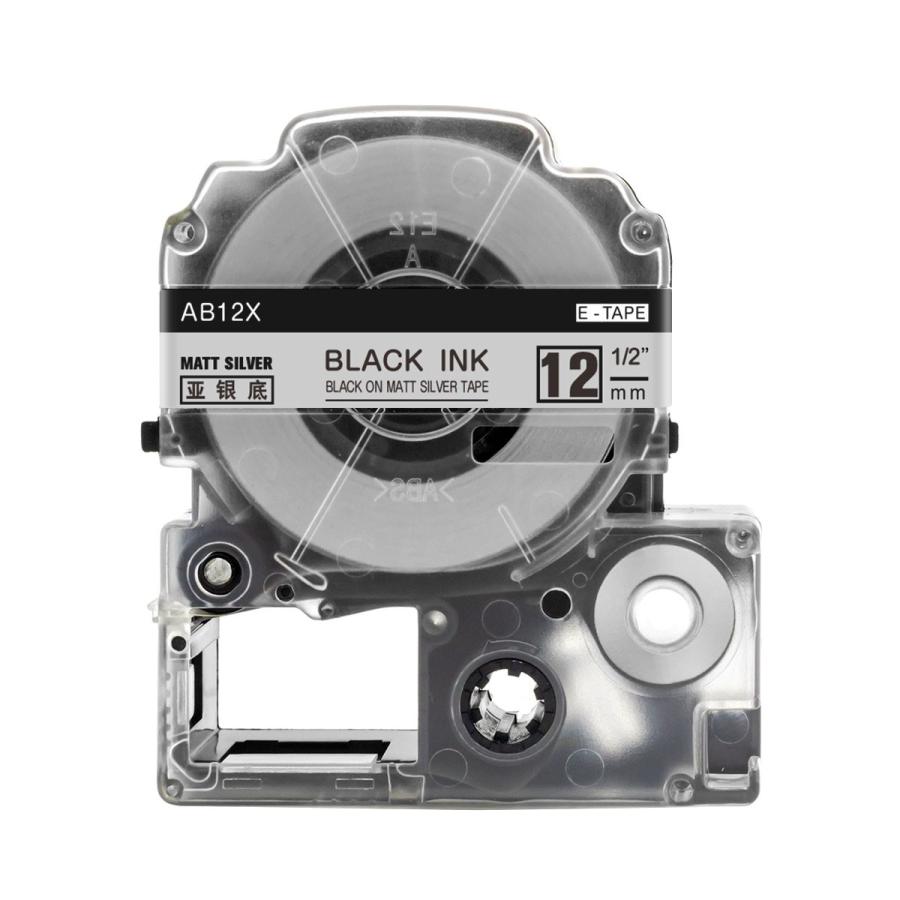 テプラ キングジム テプラPRO 用 互換 テープ カートリッジ 12mm テプラ キングジム テプラPRO 用 互換 テープ カートリッジ 12mm