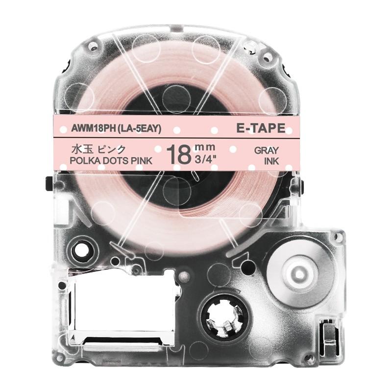 テプラ キングジム テプラPRO 用 互換 テープ カートリッジ 18mm 模様