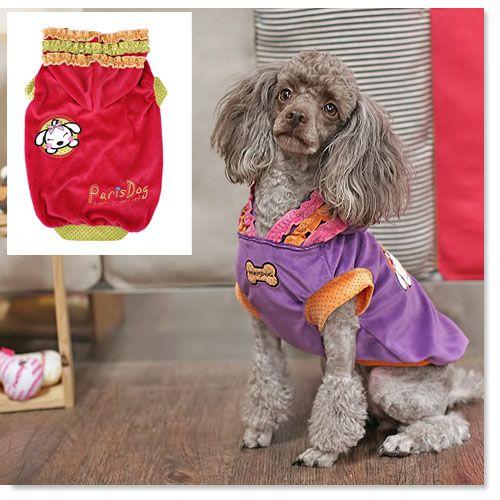 犬 服 ペット ウェア ドッグ ParisDog ロマンティックフリルフード